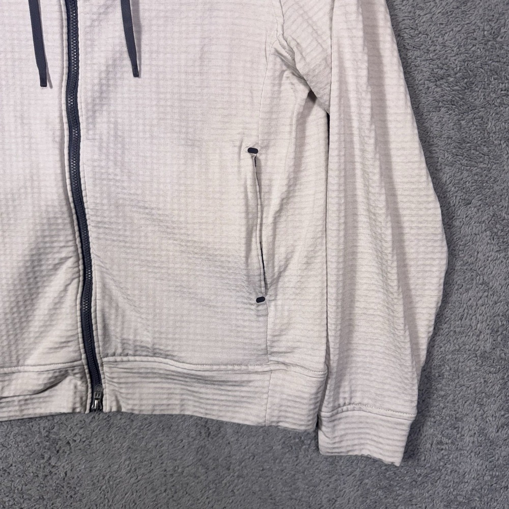 Peter Millar‎ Hoodie Womens M Tech Full Zip Sweatshirt Grid Fleece Golf LS22EK19 - Picture 3 of 16